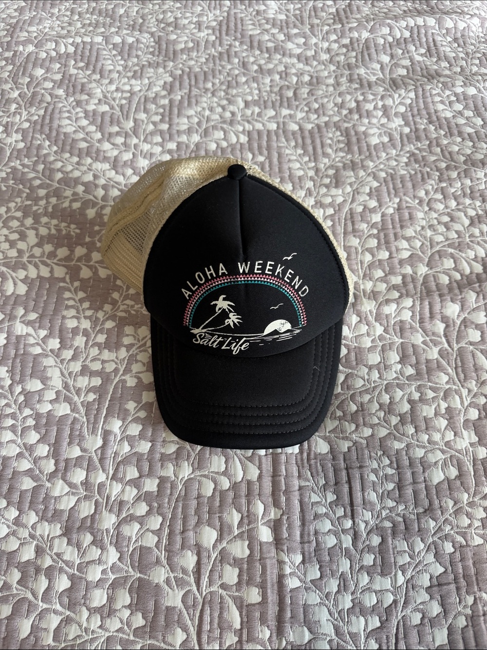 Hat on bed